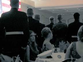 01 Marines at attention, women, flag c.jpg